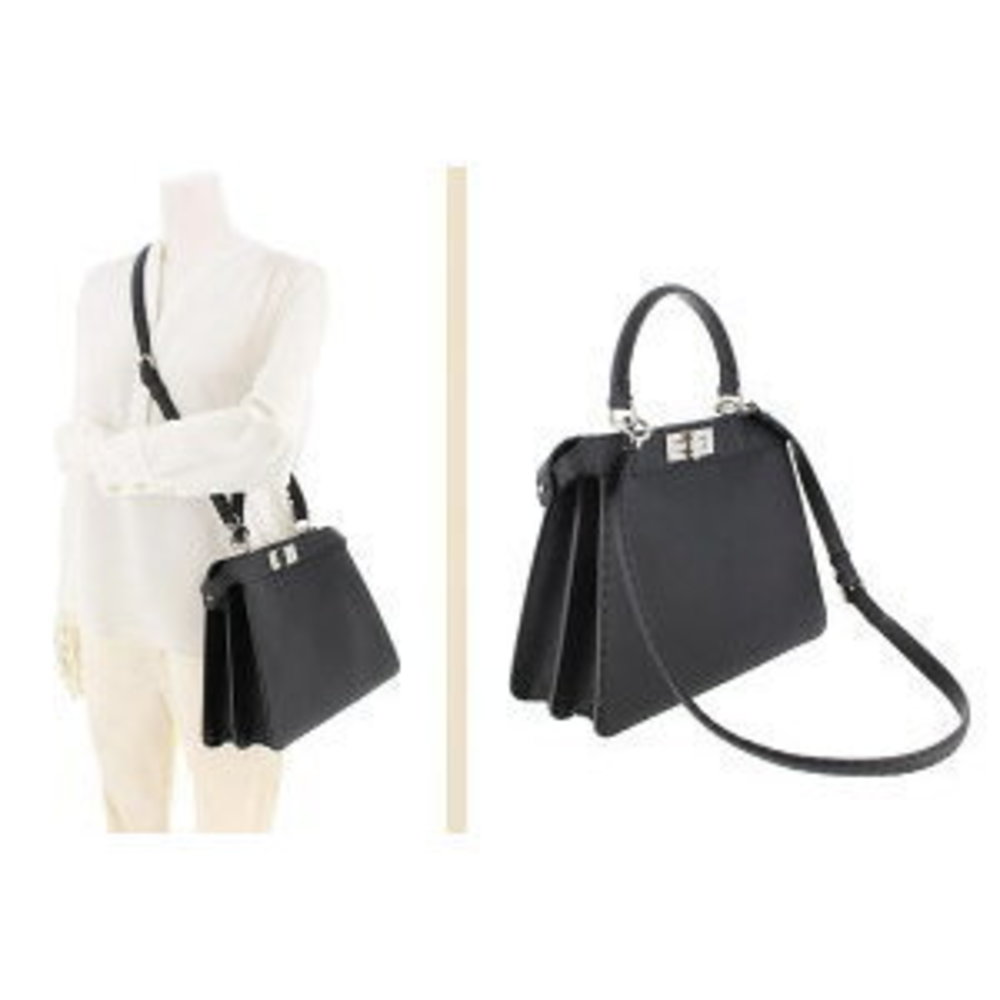 Fendi Black I U See Peekaboo Bag